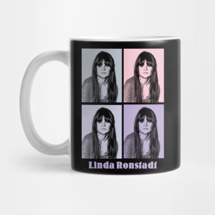 Linda Ronstadt 80s Pop Art Mug